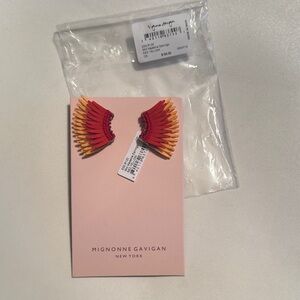 Mignonne Gavigan Vibrant Pink & Orange Earrings